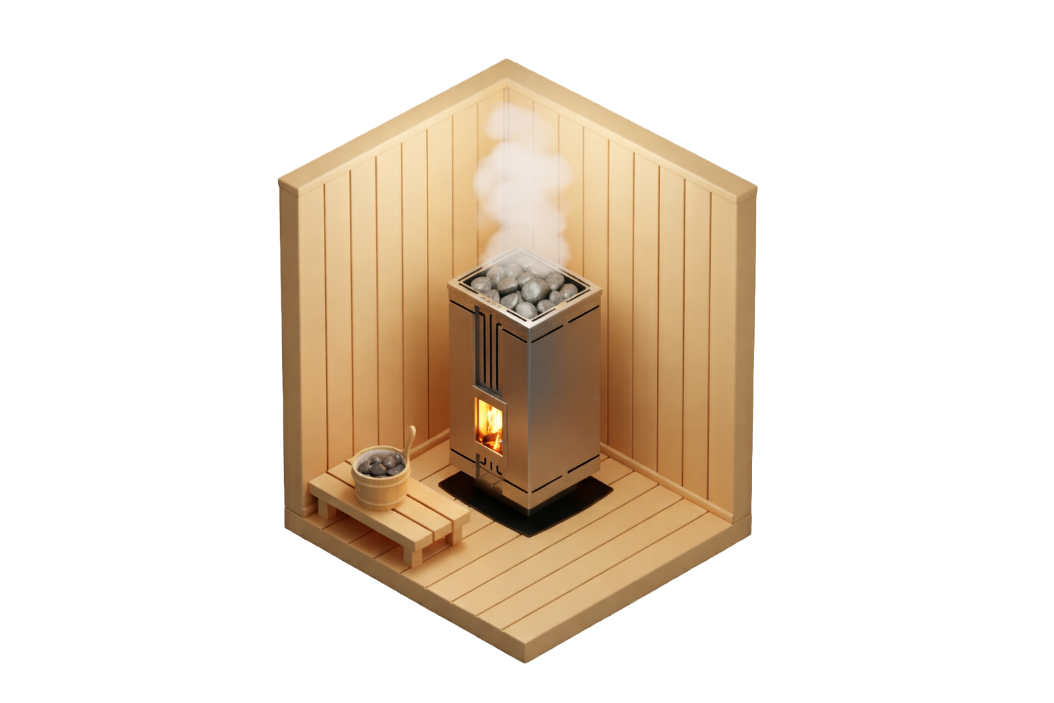 P1 Pellet Sauna Stove